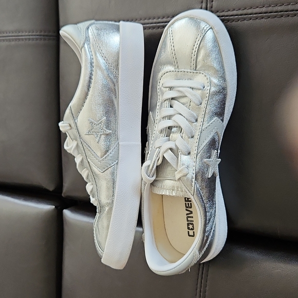 CONVERSE breakpoint Ox metallic silver!! - Picture 4 of 9